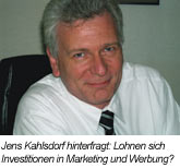 Unternehmer Jens Kahlsdorf, geschäftsführender Gesellschafter der KAHLSDORF + PARTNER Werbeagentur Hamburg